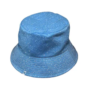 Geometry Blue Math Bucket Hat