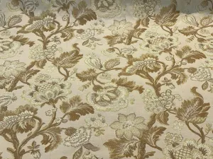 Barrow Winfrey Birch Beige M8424 Jacquard Brocade Fabric By The Yard