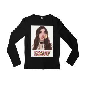 Dua Lipa Full Sleeves T shirt - IDGAF