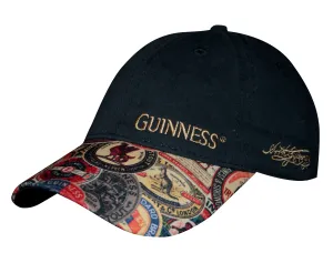 Guinness Washed Vintage Label Baseball Cap