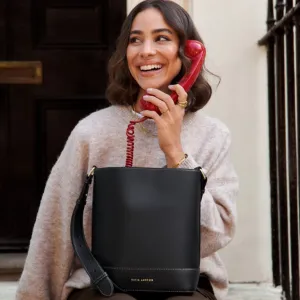 Katie Loxton Black Lana Bucket Bag