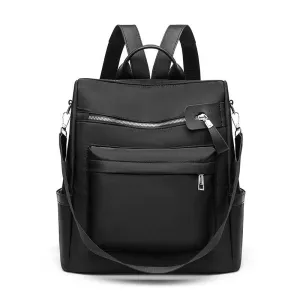 Large Capacity Women's Solid Color Fashion Backpack