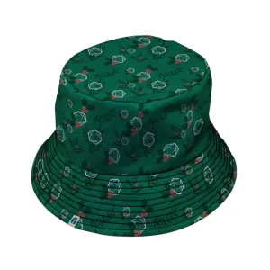 Leafy Mistletoe Dice Bucket Hat