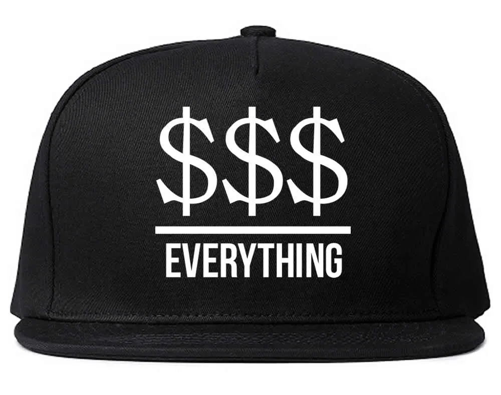 Money Over Everything Snapback Hat Cap