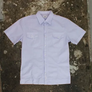 Short Sleeved Lavender Cotton Shirt