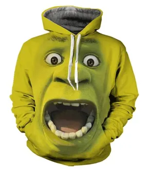 Shrek Men's Fashion 3D Print Hoodie