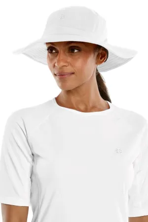 Unisex Brighton Chlorine Resistant Bucket Hat  |  White