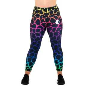 UV Rainbow Giraffe Leggings