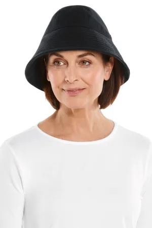 Women's Katia Cotton Bucket Hat  |  Black