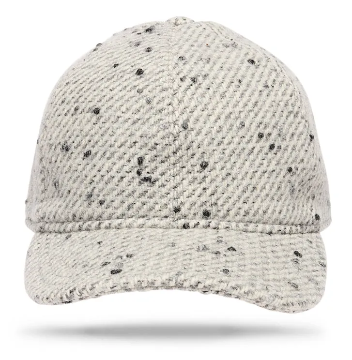 Wool Baseball Cap- Snow Speckle M